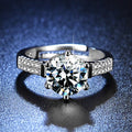 2 - Carat Platinum-Plated Ring With Zircon Inlays - Best Buy, Looks Awesome.