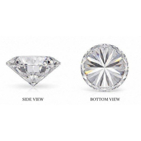 1 Carat Round Cut, Loose Moissanite GRA Certificate, Best For Custom Ring. AUS