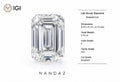 3.09 Ct Emerald Cut Lab Grown Diamond VVS2 D Color IGL Certified Loose. The Best