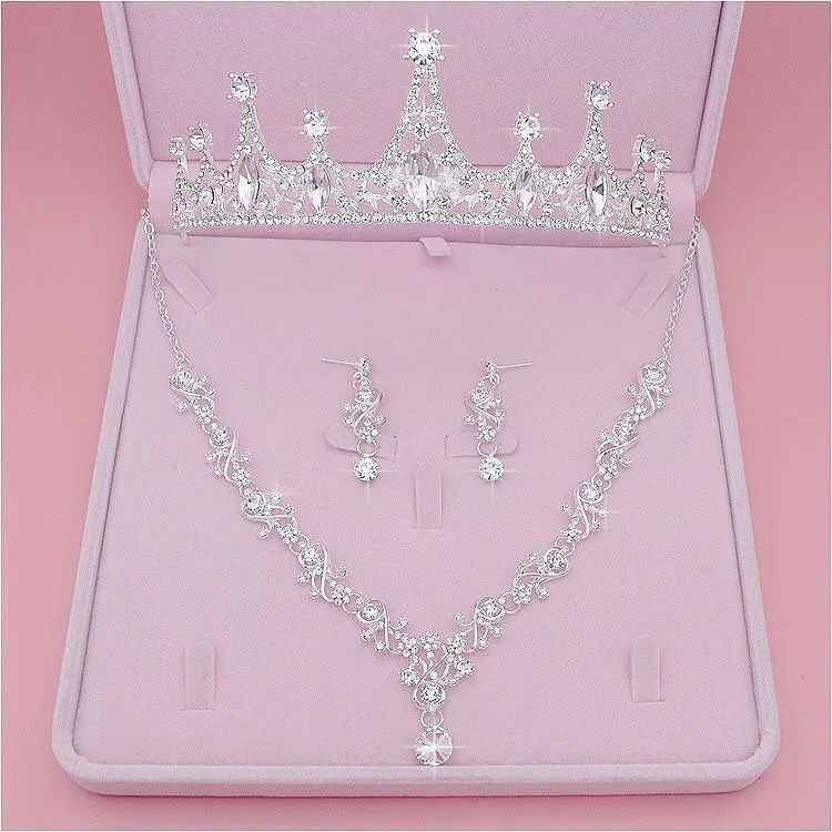 High End Statement, Bridal Necklace and Crown Jewelry - Wedding Accessories
