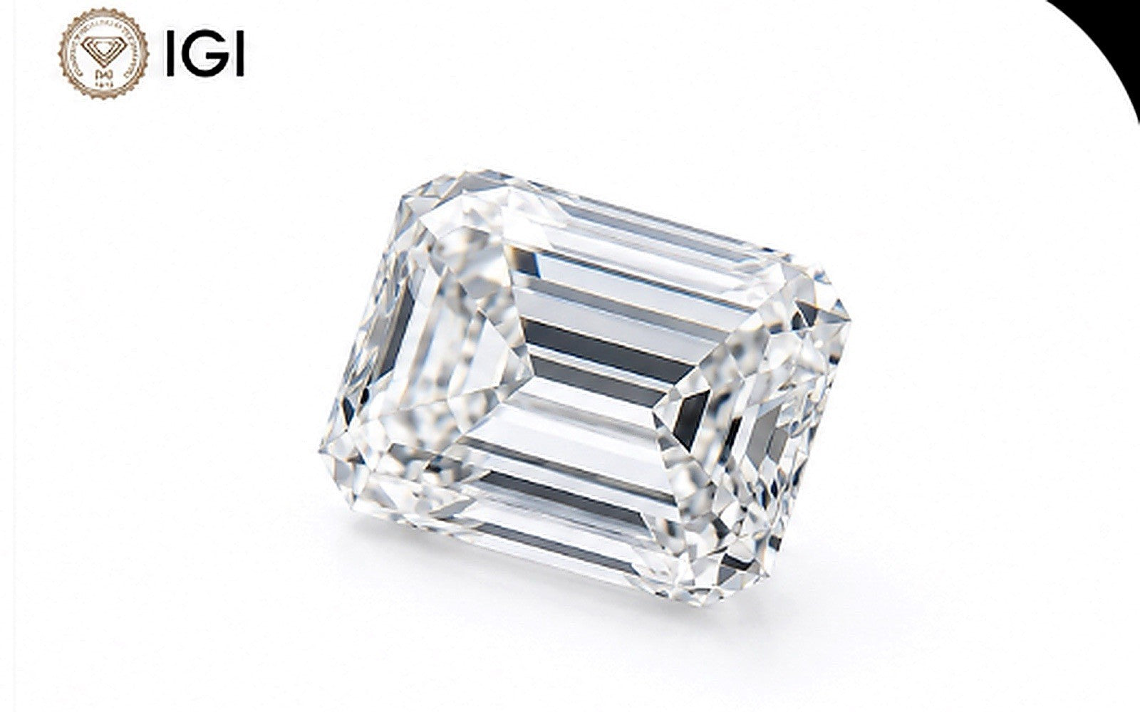 3.09 Ct Emerald Cut Lab Grown Diamond VVS2- D Colour IGI Certified Loose. Best