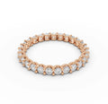 0.70 Ct Round Eternity Ring 14ct, Lab Grown Diamond IGI
