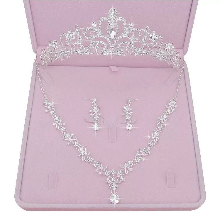 High End Statement, Bridal Necklace and Crown Jewelry - Wedding Accessories