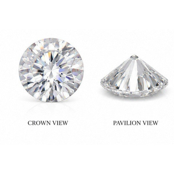1 Carat Round Cut, Loose Moissanite GRA Certificate, Best For Custom Ring. AUS