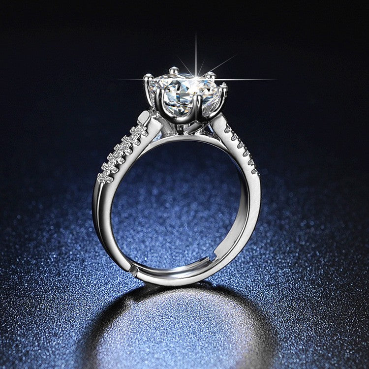 2 - Carat Platinum-Plated Ring With Zircon Inlays - Best Buy, Looks Awesome.