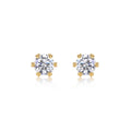 Premium Moissanite Luxury Silver Stud Earrings S925 Sterling Silver